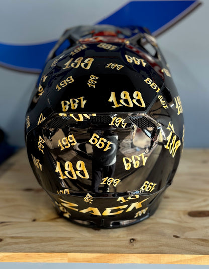 Custom Helmet Wrap