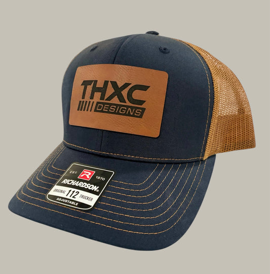 THXC Navy/Carmel Patch Hat