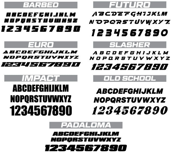 Atv Letters Custom ATV Graphics Kit – THXC Designs